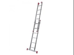 ESCADA ALUMINIO EXTENSIVA   2 X 8 3 EM 1 - BOTAFOGO