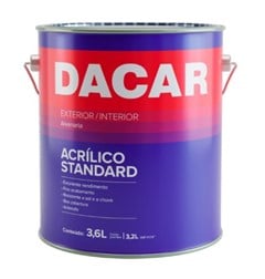 TINTA ACRILICA FOSCO 3.6LT STANDARD CHOCOLATE SUICO - DACAR