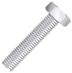PARAFUSO SEXTAVADO 5/16X1” ROSCA INTEIRA P/BOMBA - CISER