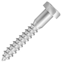 PARAFUSO SEXTAVADO 3/8X50 ROSCA PARCIAL SOBERBA ZINCADO BRANCO - CISER