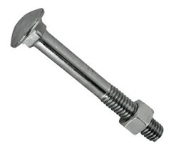 PARAFUSO FRANCES C/PORCA 3/8X8 ZINCADO - CISER