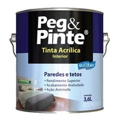 TINTA ACRILICA FOSCO INTERNO 3.6LT PEG E PINTE AZUL NAVEGANTE - EUCATEX