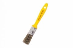 TRINCHA 1 CERDA SINTETICA GRISA CABO/AMARELO - COMPEL