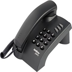 TELEFONE C/FIO PLENO PRETO - INTELBRAS