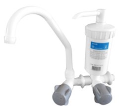 FILTRO C/TORNEIRA BICA MOVEL PIA 1/4 VOLTA BRANCO - LEKAT