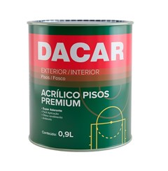 TINTA ACRILICA PISO  900ML BRANCO- DACAR