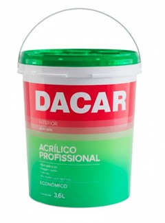 TINTA ACRILICA FOSCO 3.6LT PROFISSIONAL PESSEGO - DACAR