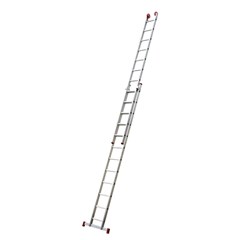 ESCADA ALUMINIO EXTENSIVA  2 X 12 3 EM 1 - BOTAFOGO