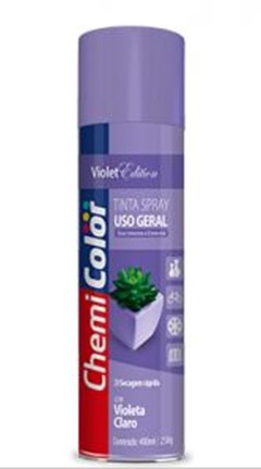 TINTA SPRAY USO GERAL 400ML VIOLETA CLARO - CHEMICOLOR