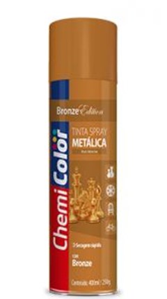 TINTA SPRAY METALICA 400ML BRONZE - CHEMICOLOR