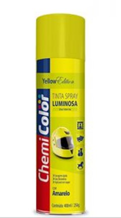TINTA SPRAY LUMINOSA 400ML AMARELO - CHEMICOLOR
