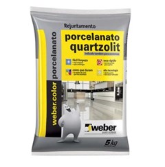 CIMENTO REJUNTE P/PORCELANATOS 5KG CINZA ARTICO - QUARTZOLIT