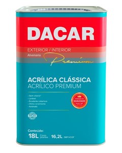 TINTA ACRILICA 16.2LT FOSCO BASE P/T - DACAR