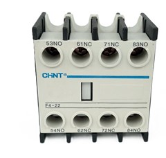RELE (CONTACTOR) AUXILIAR F4-13 1NA+3NF - CHINT