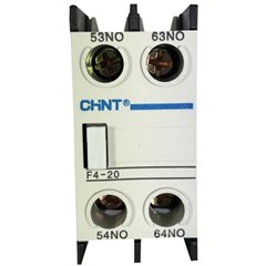 RELE (CONTACTOR) AUXILIAR F4-20 2NA+0NF - CHINT
