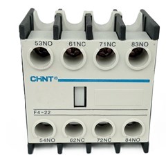 RELE (CONTACTOR) AUXILIAR F4-31 3NA+1NF - CHINT