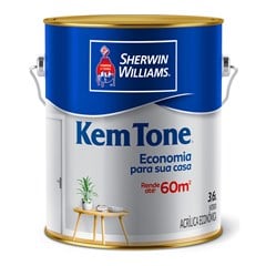 TINTA ACRILICA FOSCO INTERNO 3.6LT KEM TONE AMARELO CANARIO - SHERWIM WILLIAMS