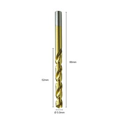 BROCA ACO RAPIDO   8 5 X 125MM HSS-TIN - MAKITA