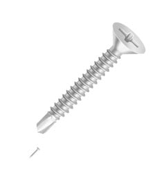 PARAFUSO P/METAL PHILIPS PONTA BROCA CABECA CHATA 3 5X19 ZINCADO BRANCO - CISER