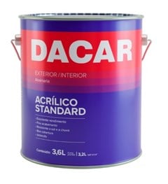TINTA ACRILICA FOSCO 3.6LT STANDARD CINZA ELEFANTE - DACAR