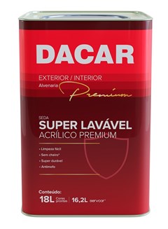 TINTA ACRILICA ACETINADO 16.2LT BASE P/T - DACAR