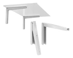 PRATELEIRA (MESA) C/SUPORTE DOBRAVEL 40X60CM BRANCA - PRAT-K