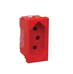 MODULO PIAL PLUS P/TOMADA  2P+T 20A VERMELHO - PIAL