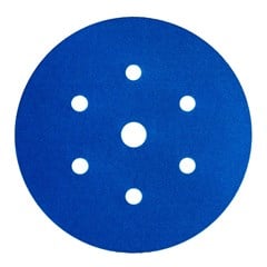 LIXA DISCO SECO 7 FURO GR 600 152MM BLUE - 3M