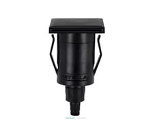 BALIZADOR DE SOLO LED 1 5W 3000K PRETO BIVOLT - STELLA