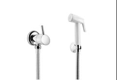 DUCHA HIGIENICA METALICA C/REGISTRO 1/4V C42 CROMADO/BRANCO - LORENZETTI