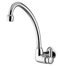 TORNEIRA PLASTICA COZINHA PAREDE BICA MOVEL 1/2 F31 1/4V CROMADA - LORENZETTI