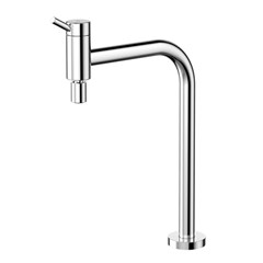 TORNEIRA METAL COZINHA MESA BICA MOVEL ALTA 90G 1/2 1/4V NOVA LOGGICA CROMADA - DOCOL