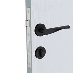 FECHADURA EXTERNA MOBILI ROS61 PRETA C/ROSETA - SOPRANO