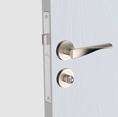 FECHADURA BANHEIRO MOBILI ROS61 ACETINADO C/ROSETA- SOPRANO
