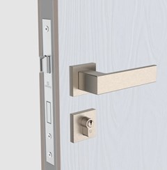 FFECHADURA EXTERNA ADAGGIO ROS60 ACETINADA C/ROSETA - SOPRANO