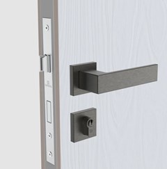FECHADURA EXTERNA ADAGGIO ROS60 GRAFITE C/ROSETA - SOPRANO