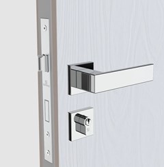 FECHADURA EXTERNA ADAGGIO ROS60 CROMADA C/ROSETA - SOPRANO
