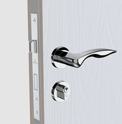 FECHADURA EXTERNA PRESTO ROS59 CROMADA C/ROSETA - SOPRANO