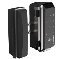 FECHADURA SOBREPOR DIGITAL P/PORTA DE VIDRO FVD301 PRE - SOPRANO