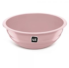 SALADEIRA PLASTICA GOMADA 4L ROSA - UZ. UTILIDADES