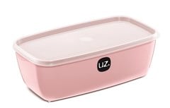 POTE PLASTICO MULTIUSO RETANGULAR 3L ROSA - UZ. UTILIDADES