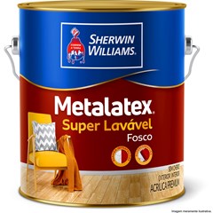 TINTA ACRILICA FOSCO 3.2LT BASE LY METALATEX - SHERWIM WILLIAMS
