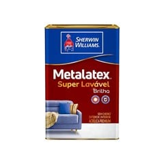 TINTA ACRILICA SEM  BRILHO 18LT METALATEX BRANCO - SHERWIM WILLIAMS