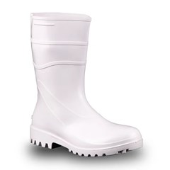 BOTA PVC CANO CURTO BRANCA SEM FORRO 36 - BRACOL