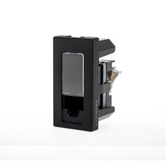 MODULO PIAL PLUS P/TOMADA RJ45 CAT5E PRETA - PIAL
