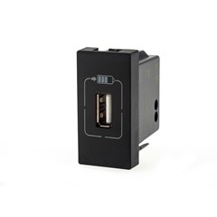 MODULO PIAL PLUS P/TOMADA USB 1.1A PRETO - PIAL