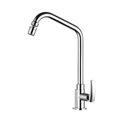 TORNEIRA METAL COZINHA MESA BICA MOVEL 1/2 C78 1/4V CROMADA - LORENZETTI