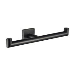 PORTA TOALHA METALICO LOFT SQUARE 29CM B83 PRETO - LORENZETTI