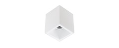 LUMINARIA SOBREPOR SQUARE 1 MR16 GU10 15W BRANCO BIVOLT - STELLA