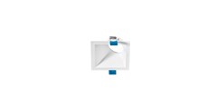 LUMINARIA EMBUTIR SQUARE ANGLE 1 MR16 GU10 15W BRANCO BIVOLT - STELLA